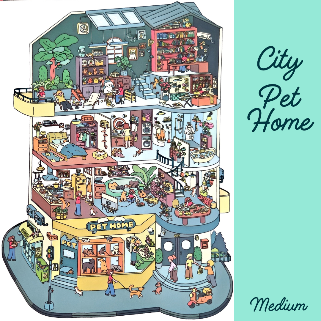 City Pet Home - DIY Sticker Scene