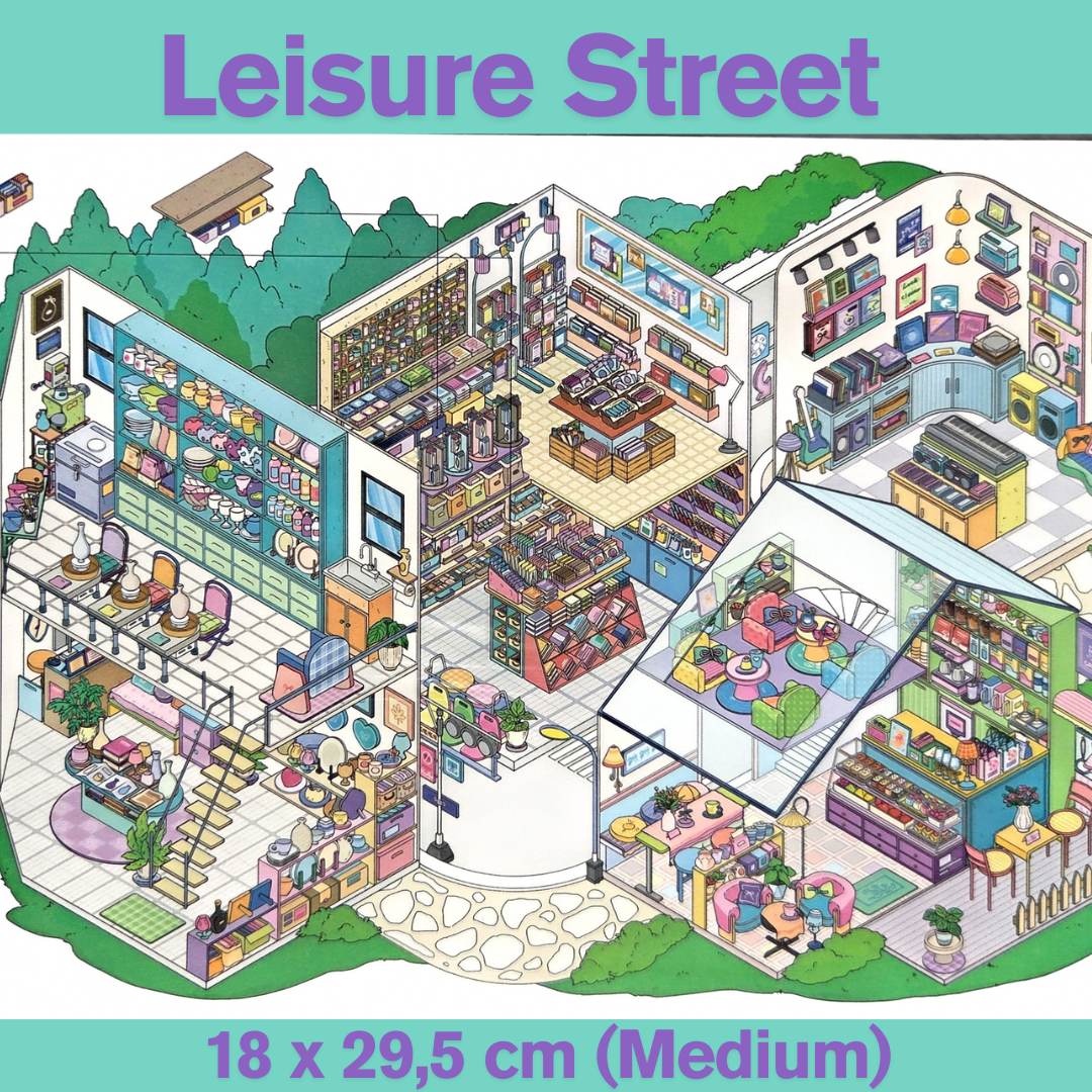Leisure Street - DIY Sticker Scene