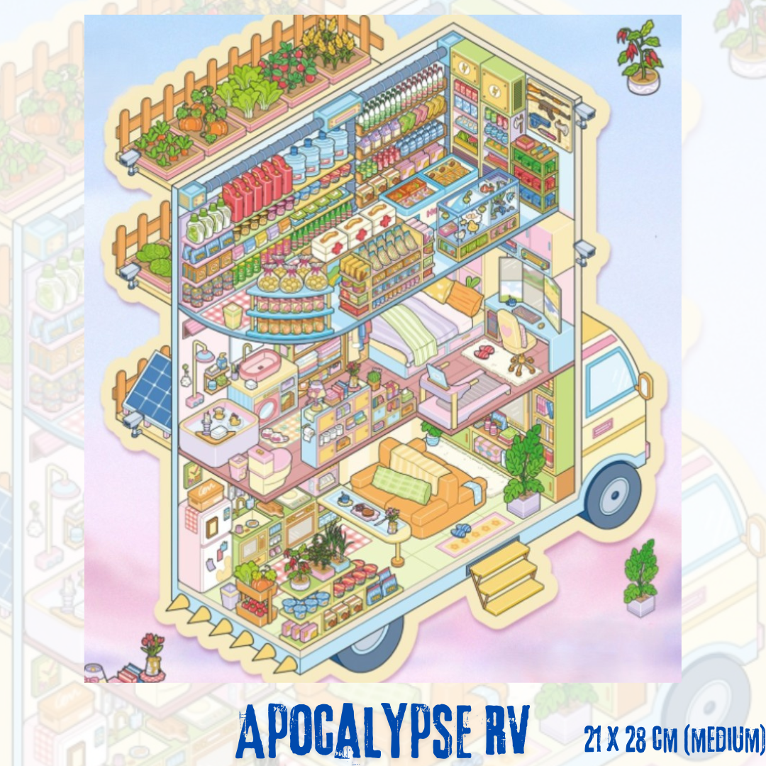 Apocalypse RV - DIY Sticker Scene
