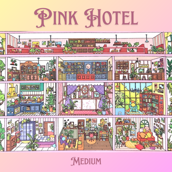 Pink Hotel - DIY Sticker Scene