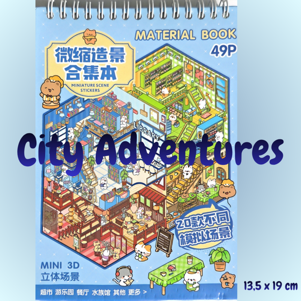 City Adventures - DIY Sticker Book