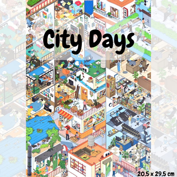 City Days - DIY Sticker Scene