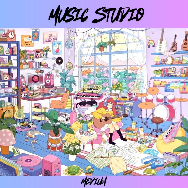 Music Studio - DIY Sticker Scene