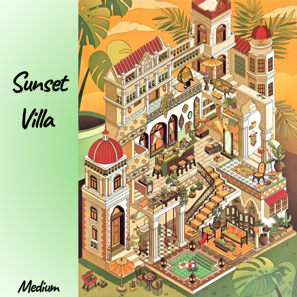 Sunset Villa - DIY Sticker Scene