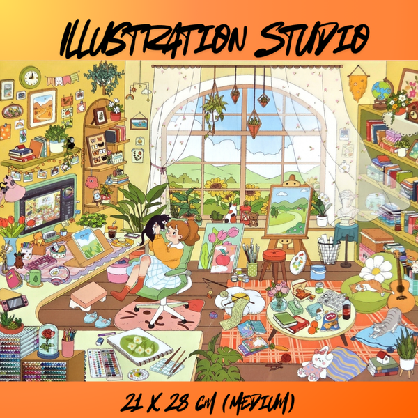 Illustration Studio - DIY Sticker Scene