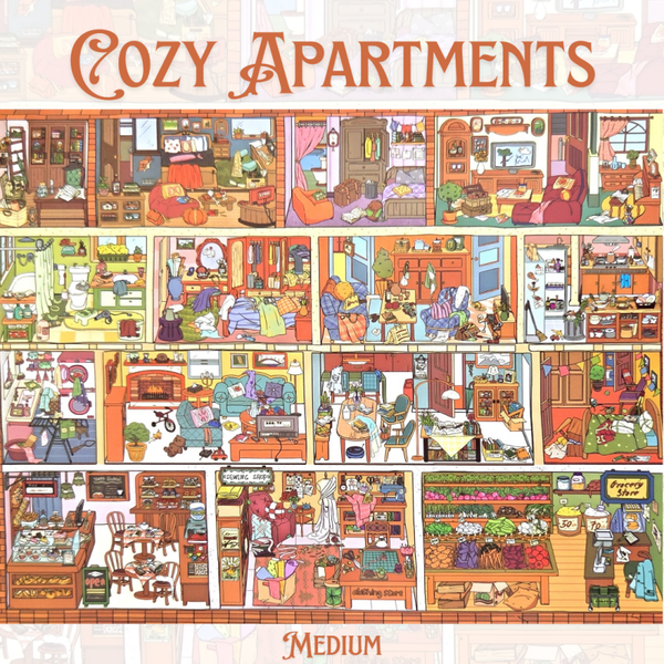 Cozy Apartments - DIY Sticker Scene