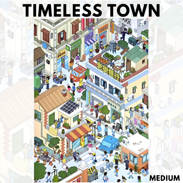 Timeless Town - DIY Sticker Scene