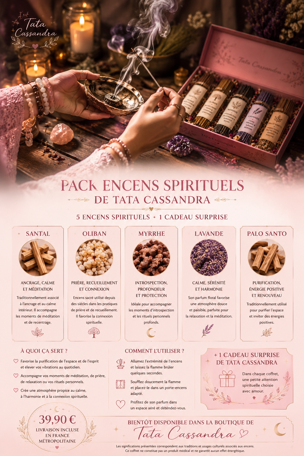 ✨ PACK ENCENS SPIRITUELS