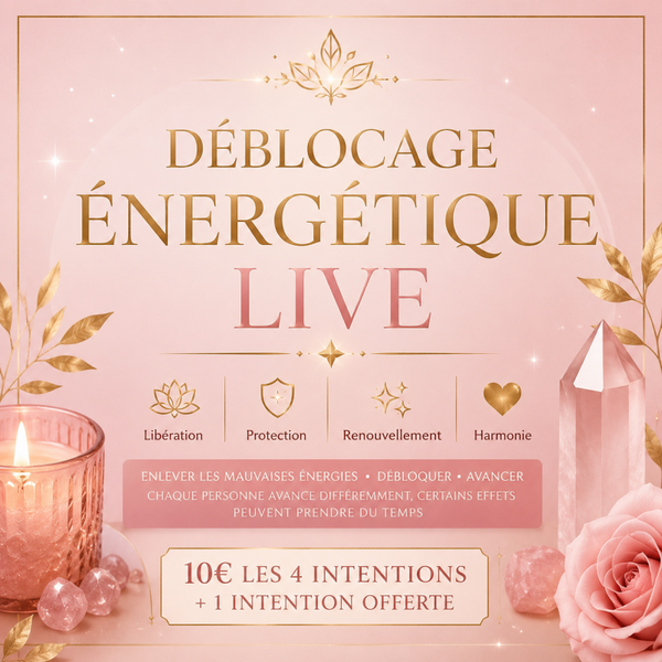 RÉSERVATION DÉBLOCAGE ÉNERGÉTIQUE EN LIVE