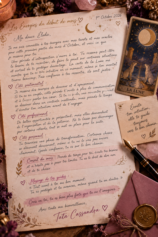 La Lettre des Énergies de Tata Cassandra version postale
