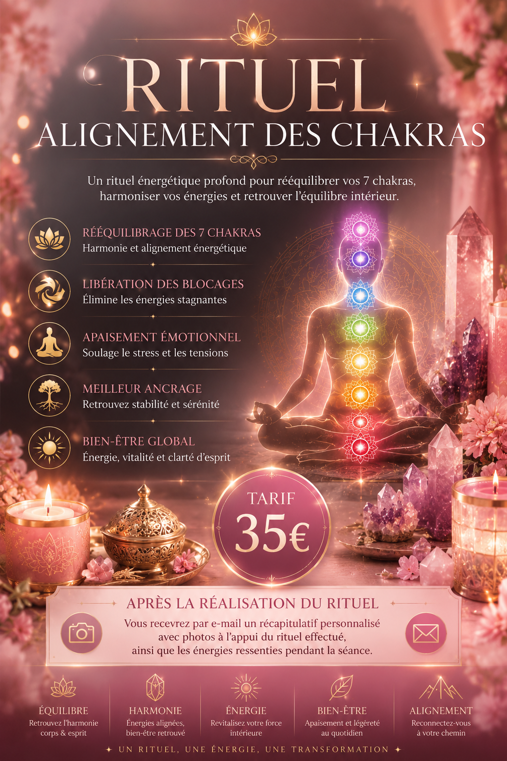 Rituel d’Alignement des Chakras