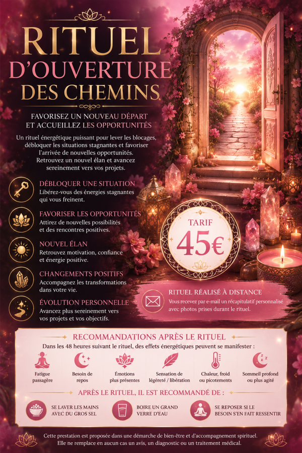 Rituel d’Ouverture des Chemins