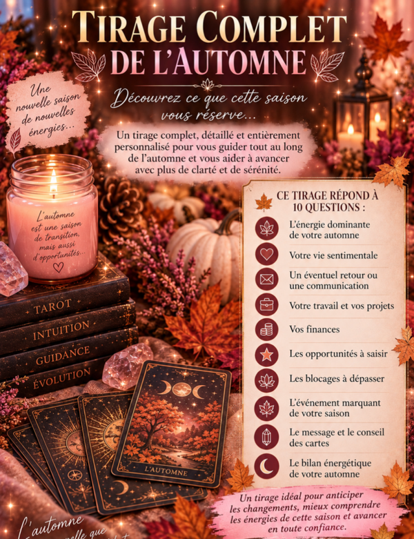 🍂 TIRAGE COMPLET DE L’AUTOMNE 🍂  ✨