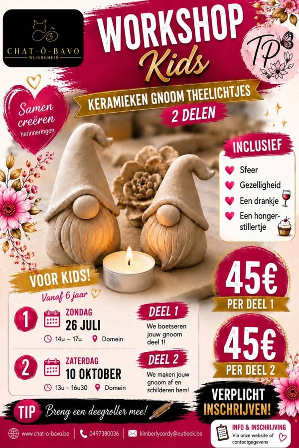 Gnoom workshop 26 juli (deel 1) en 10 oktober (deel 2)