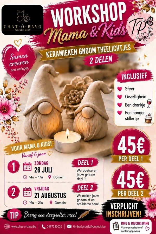 Gnoom workshop 26 juli (deel 1) en 21 augustus (deel 2)