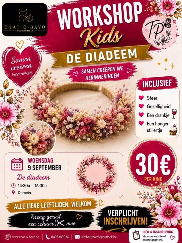 Workshop Diadeem maken
