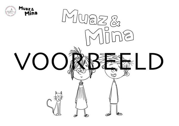 12 Kleurplaten Muaz & Mina PDF