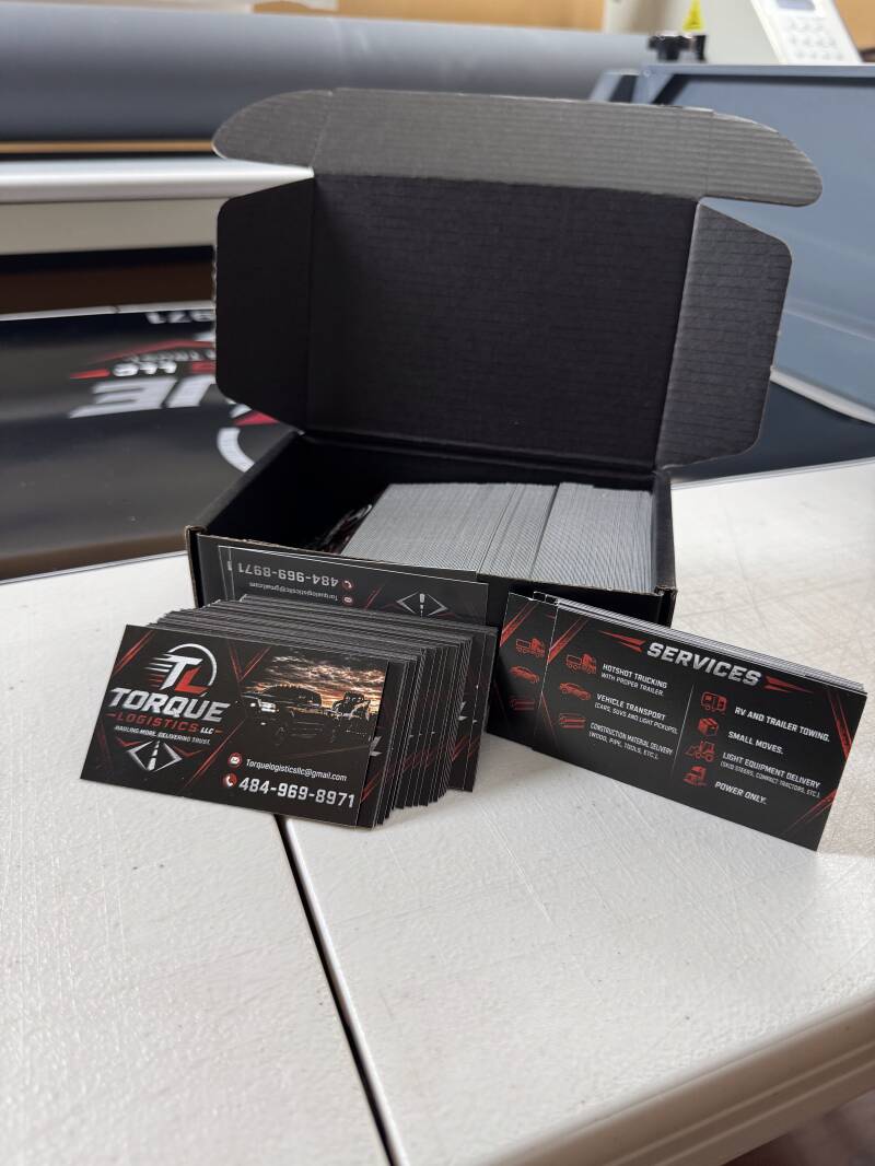 Custom business printing, product labels and promotional decals.