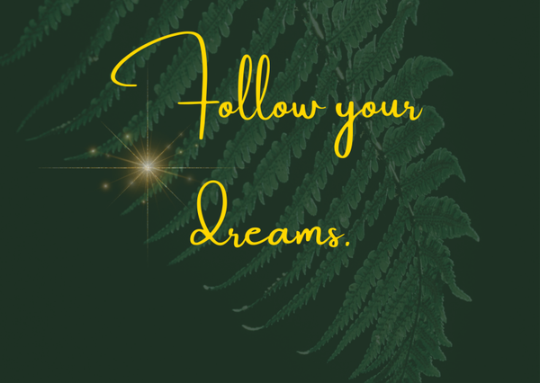 Ansichtkaart Follow your dream