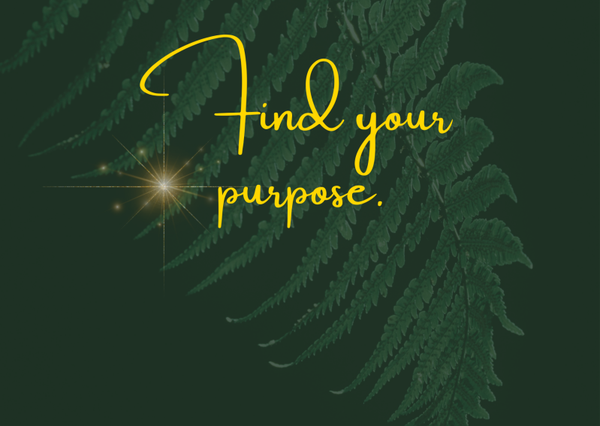 Ansichtkaart 'Follow your purpose'