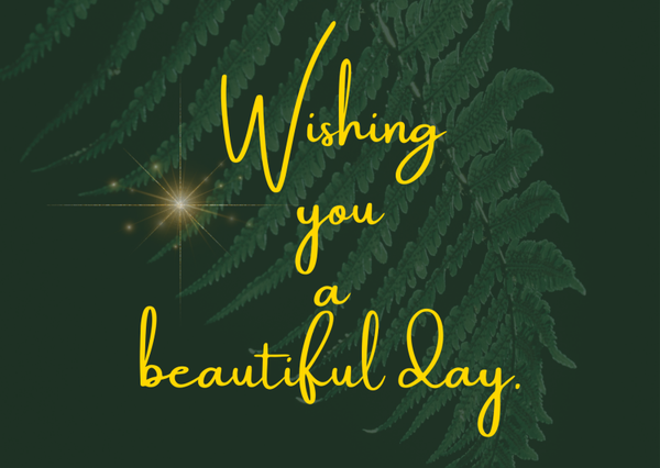 Ansichtkaart 'Wishing you a beautiful day'