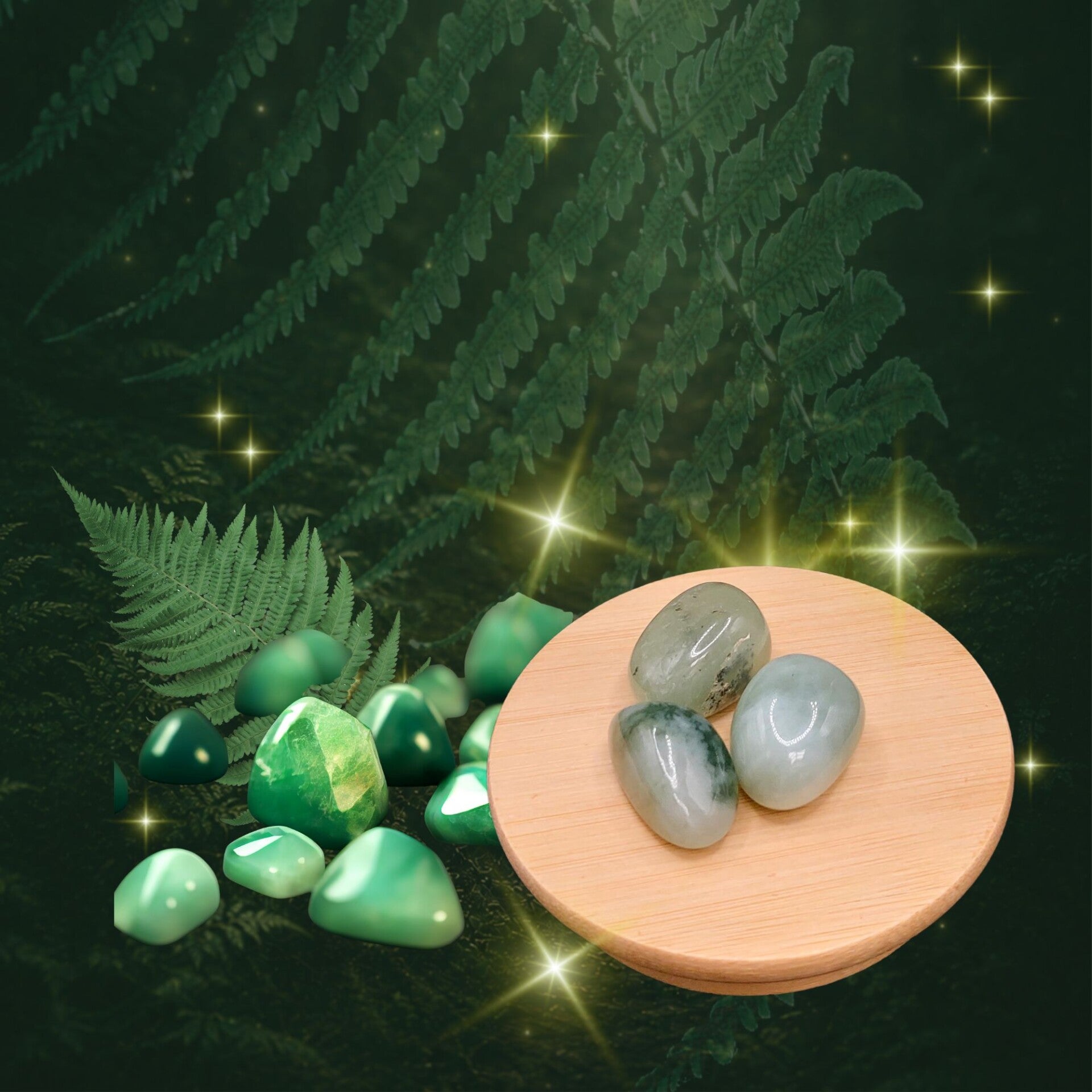 Jade steen getrommeld 15-30mm