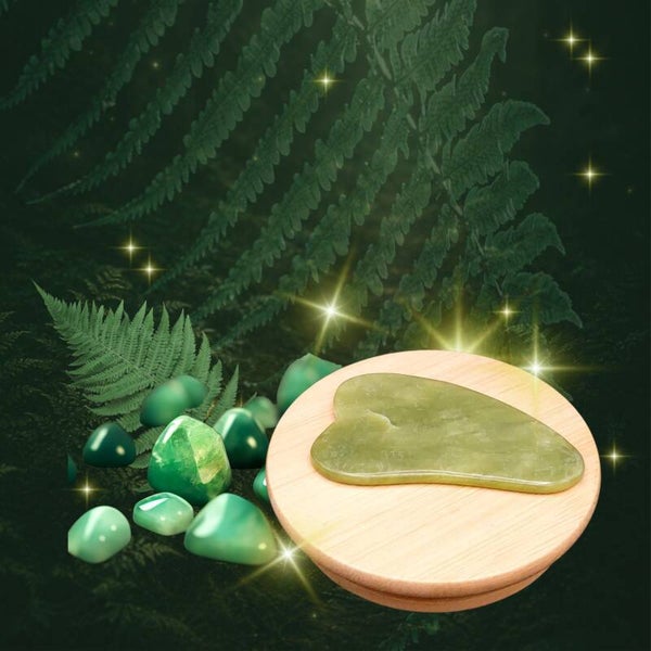Gua Sha Jadesteen hartvorm