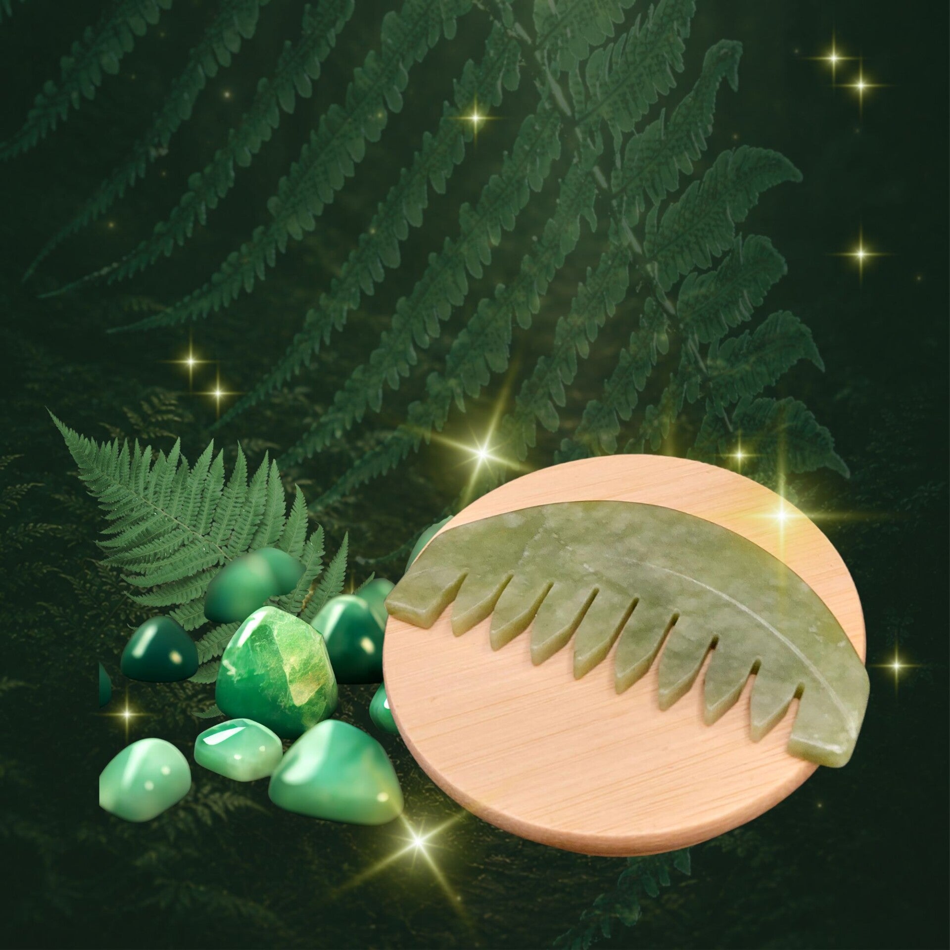 Gua Sha Jadesteen kam