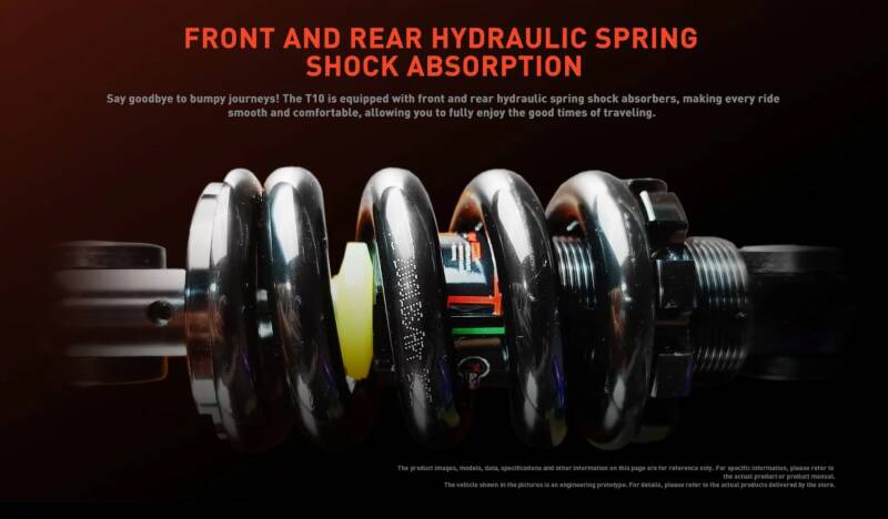 Joyor T10 E-Scooter Federung