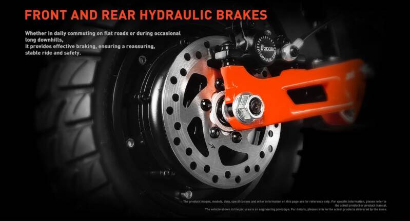 Joyor T10 E-Scooter Bremsen