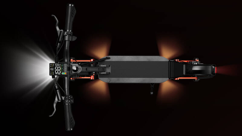 Joyor S10-S-Z 2000 Watt, 65km/h, 35% Steigleistung E-Scooter, Marke Joyor, seitliche Blinker