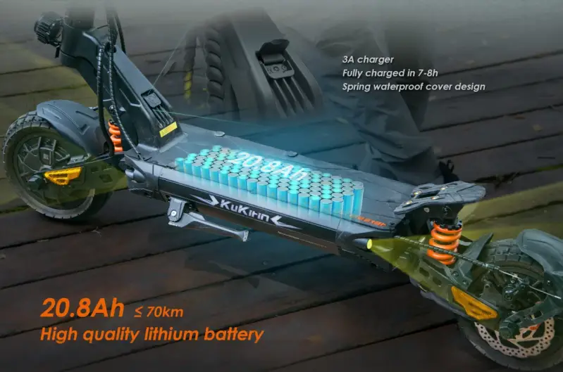 Kukirin G2 Master E-Scooter 2025 Version 21 Ah grosser Akku