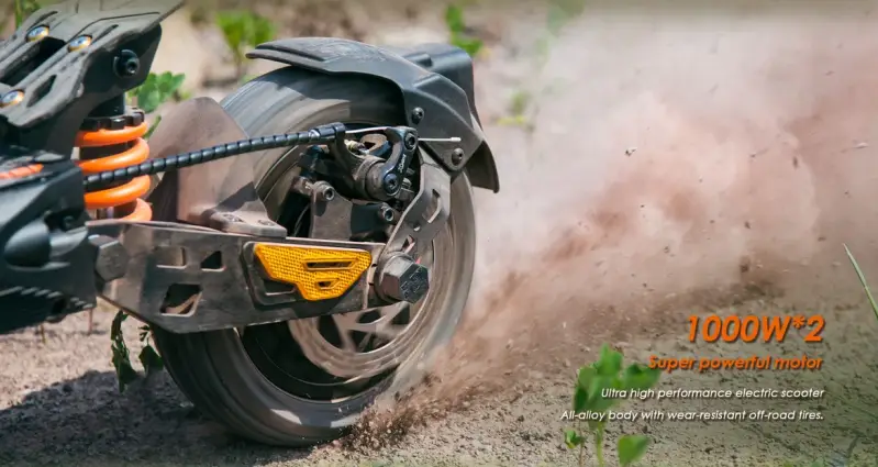 Kukirin G2 Master E-Scooter 2025 Version Hinterrad mit Bremse