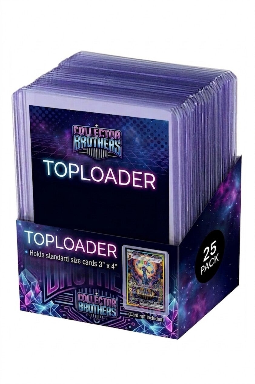 Hard Plastic Toploaders 3" x 4" (35pt) – 25 Stuks