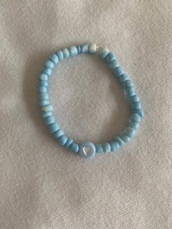Armband licht blauw