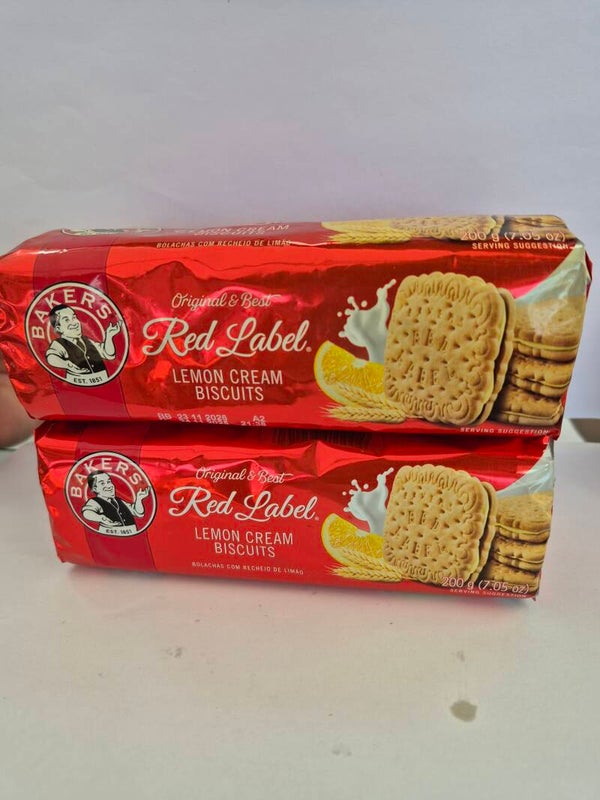 Red Label Lemon cream biscuits