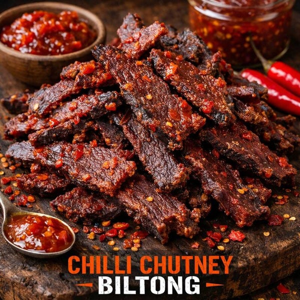 Sweet chilli Biltong/ with mango chutney 500 gr