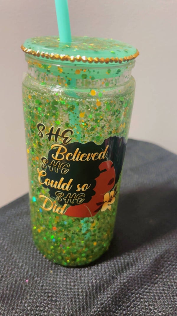 She believes she could so she did