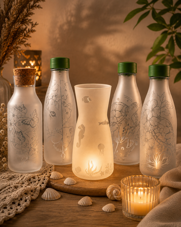 Trinkflasche /Karaffe - individuell gestaltet