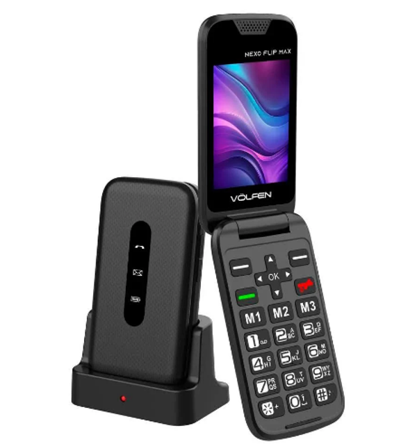 TELEFONO MOVIL VOLFEN - CON  TAPA Y BOTONES