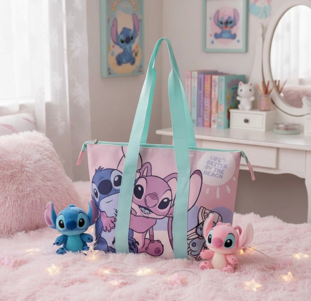 (Précommande)Sac de plage Disney Lilo & Stitch Angel
