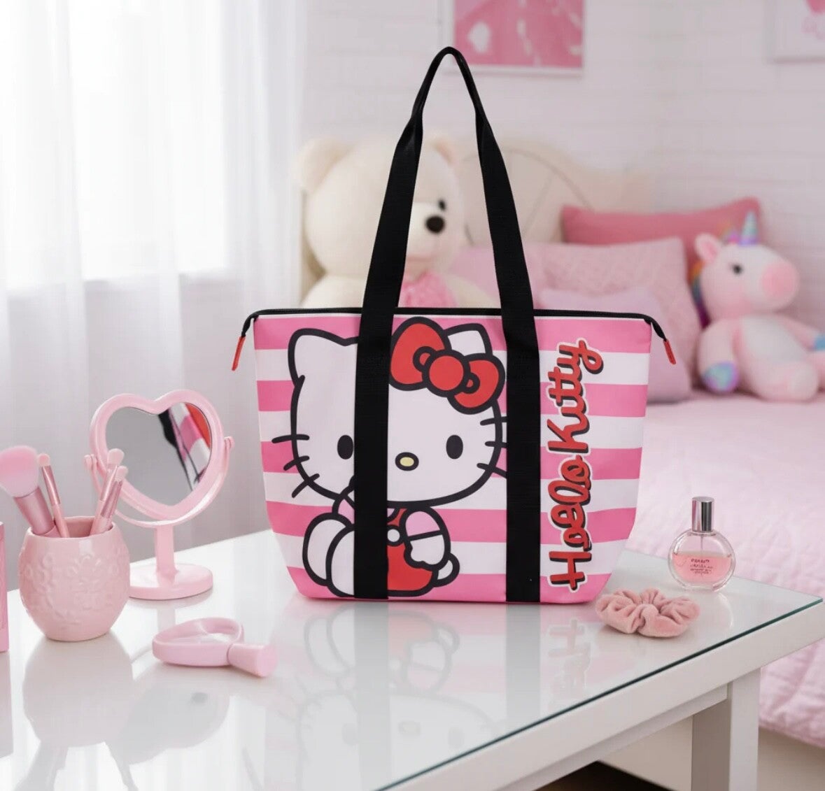 (Précommande)Sac de plage Hello Kitty