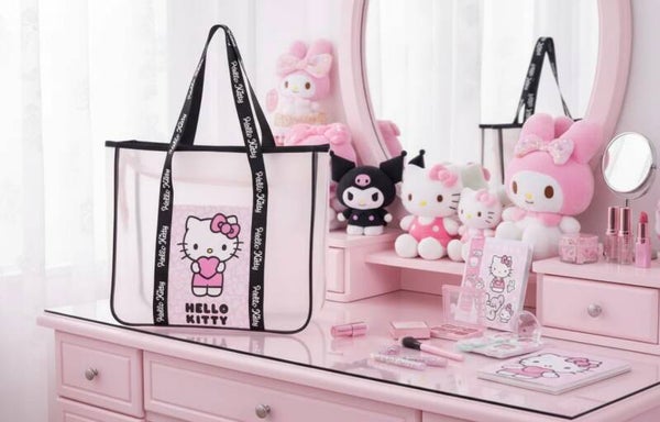 (Précommande)Sac de plage transparent Hello Kitty Premium