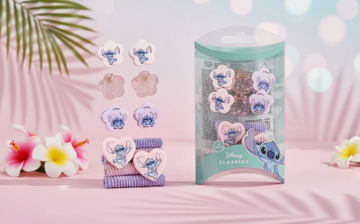 (Précommande)🌴 Ensemble Stitch – Des coiffures pleines d’Ohana et de bonne humeur