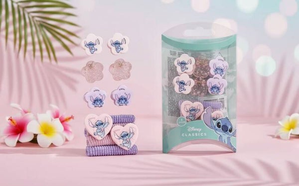 (Précommande)🌴 Ensemble Stitch – Des coiffures pleines d’Ohana et de bonne humeur