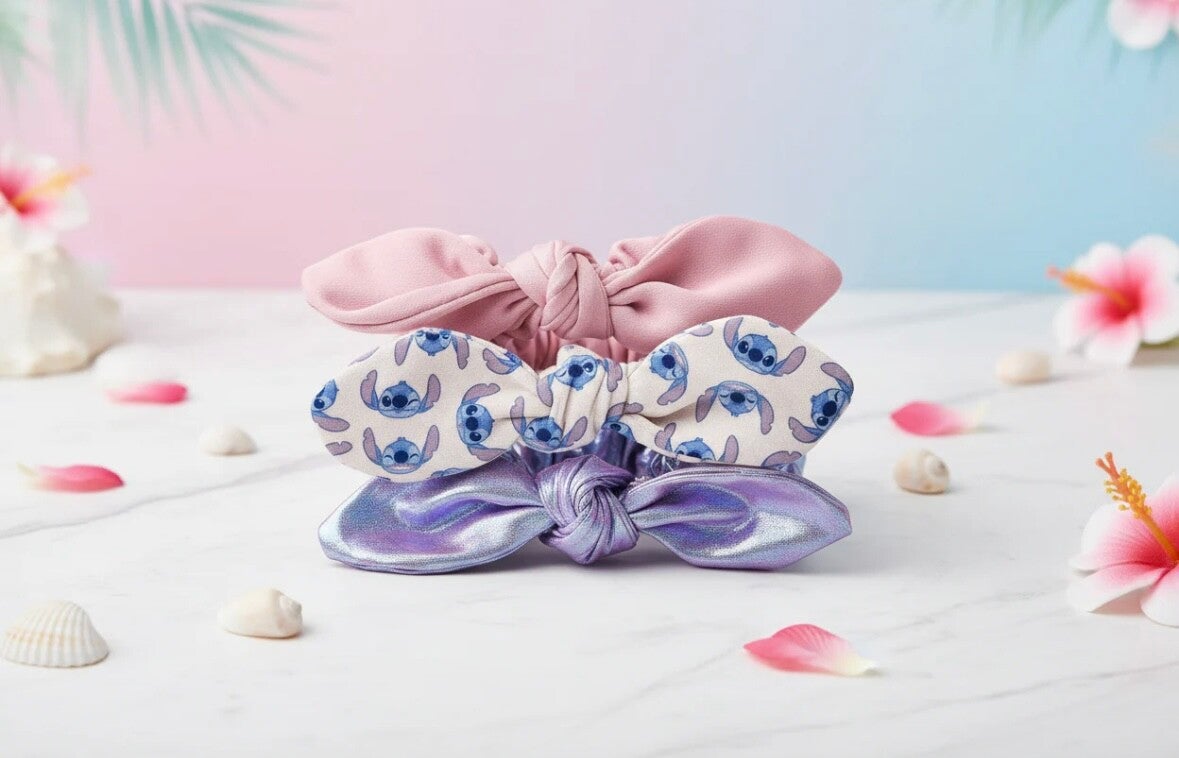 (Précommande)Ensemble de 3 élastiques à cheveux magiques Lilo & Stitch