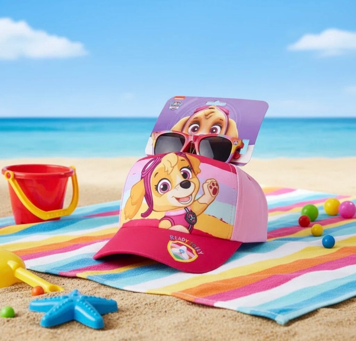 (Précommande) Ensemble lunettes de soleil et casquette pat patrouille