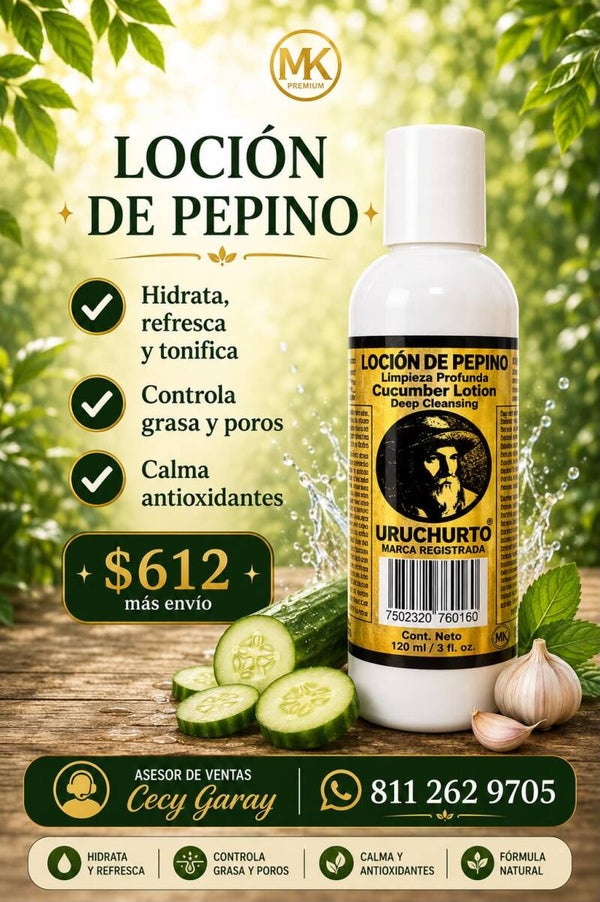 Loción de pepino
