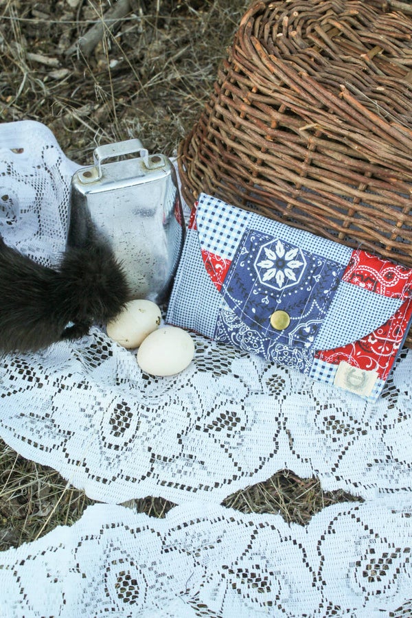 Bandana Blues ✨ - sunglasses pouch