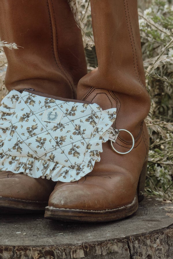 cream floral S